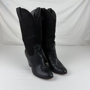 Miranda Lambert Boots Womens 6.5 Cowboy Black Bling Heel Western Rodeo